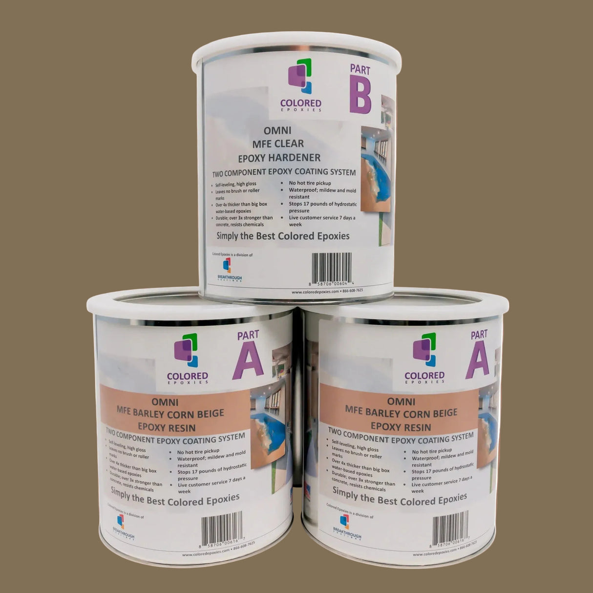Colored Epoxy Resin Kits