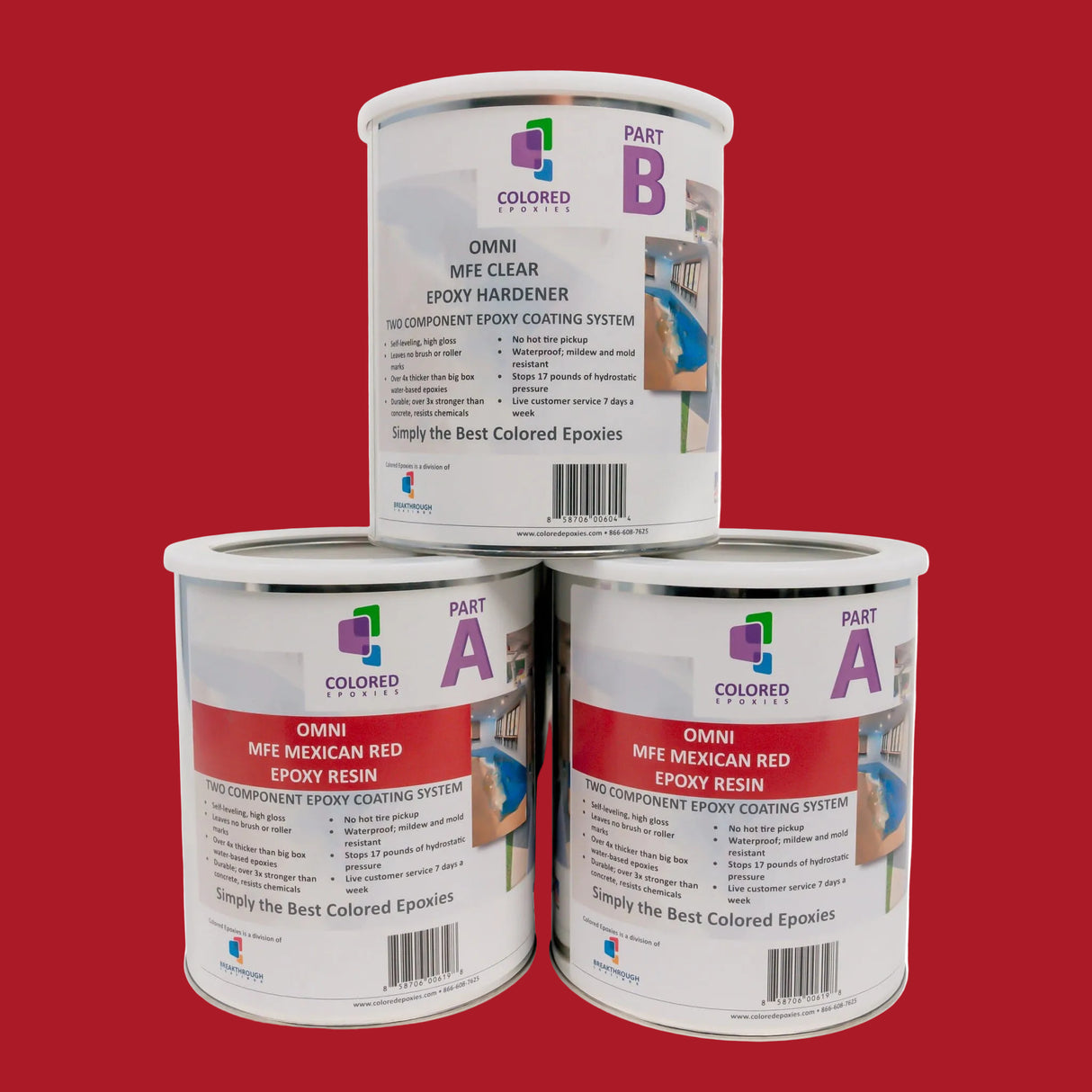 Colored Epoxy Resin Kits