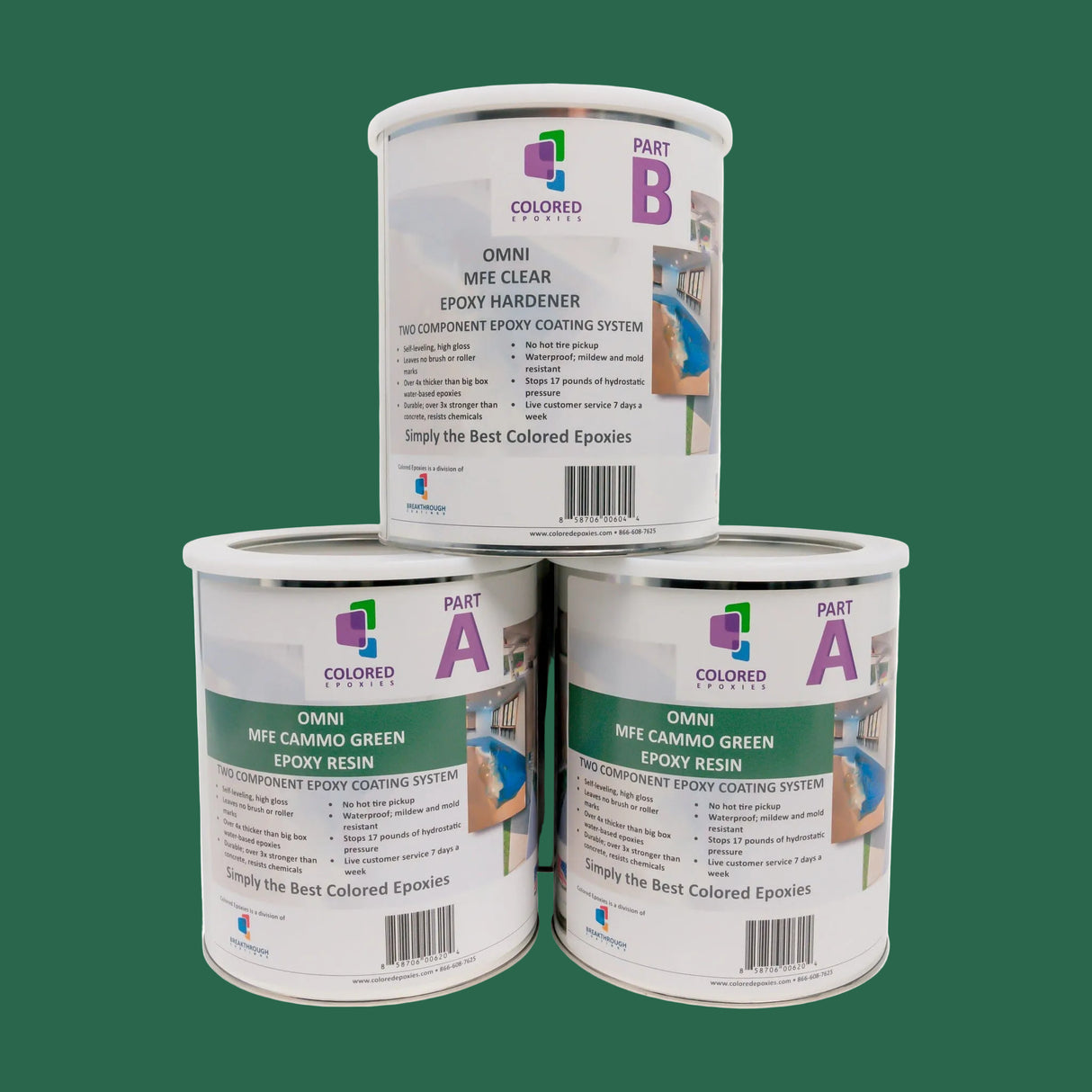 Colored Epoxy Resin Kits