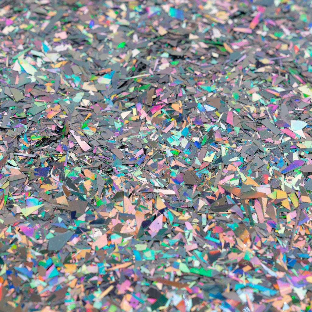 Crystal Flake Glitter 0.125" Random Cut (Sold By the Pound)