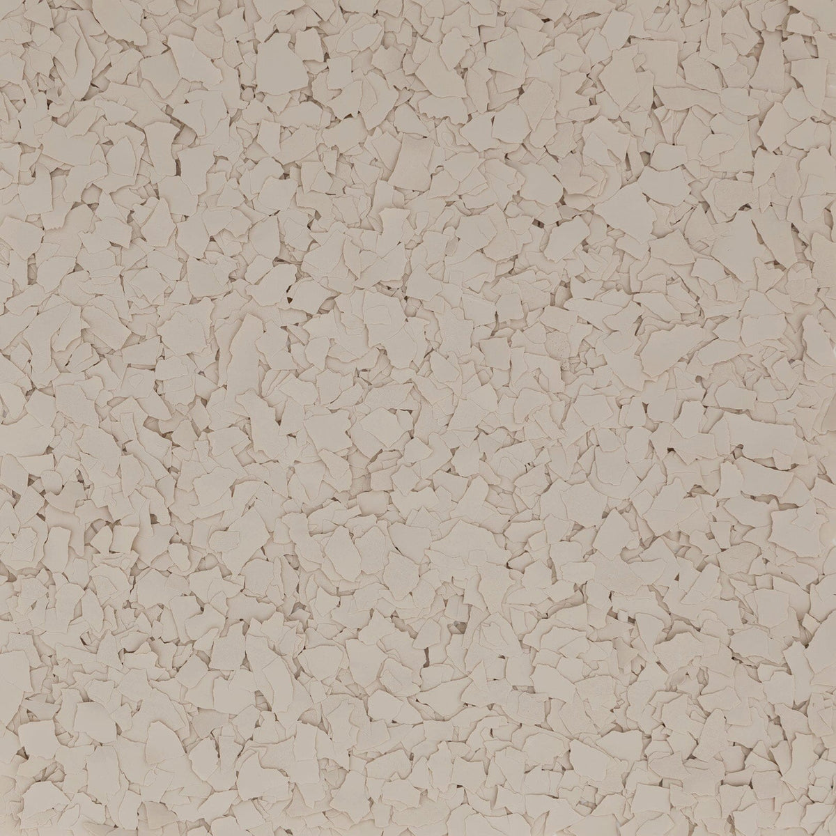 Solid Color Buff flake, 1/4 inch