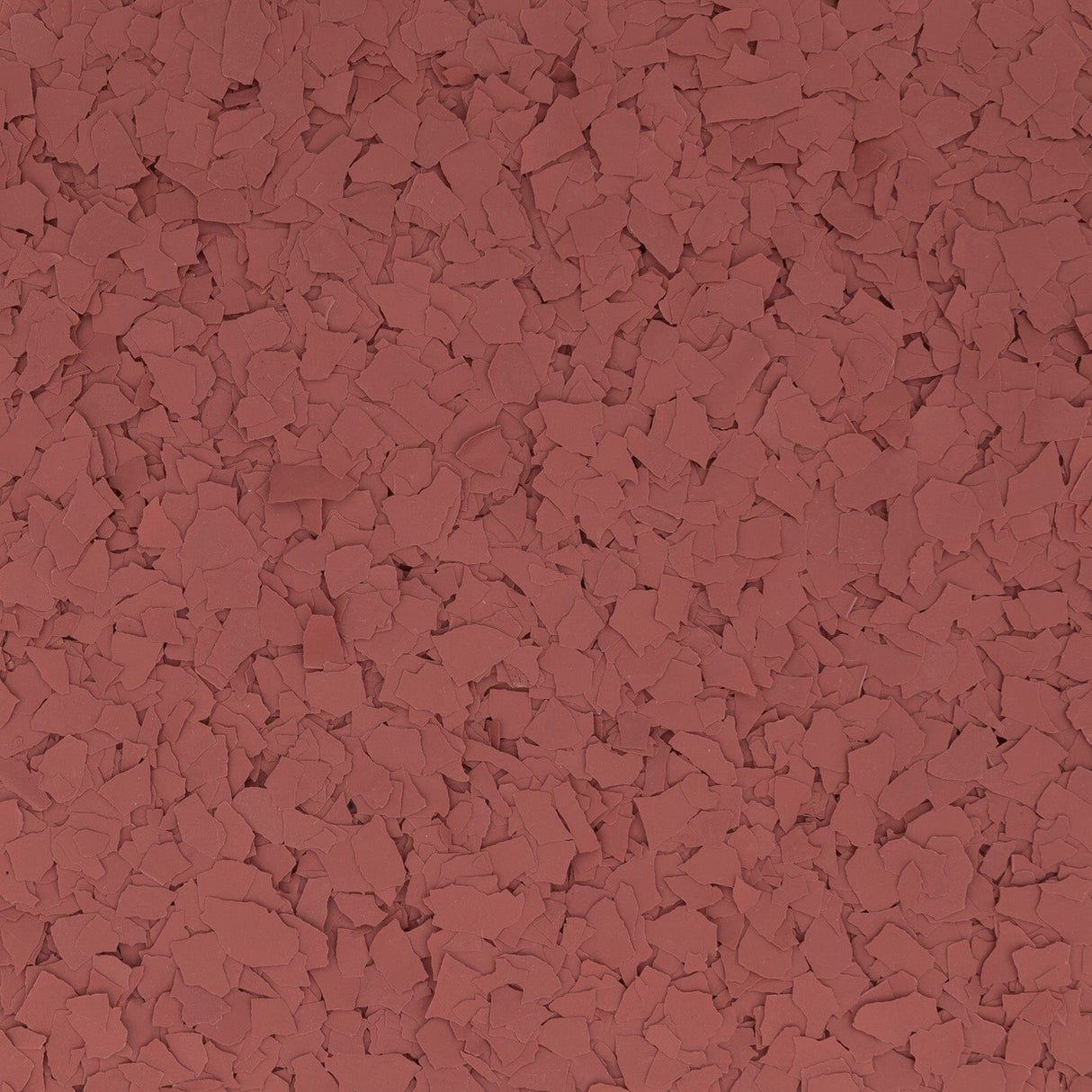 Solid Color Burnt Red flake, 1/4 inch