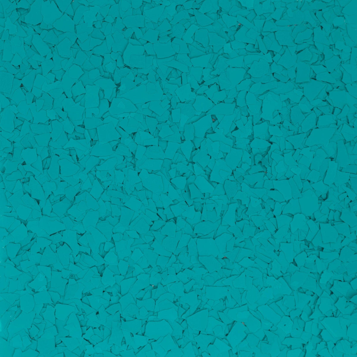 Solid Color Teal flake, 1/4 inch