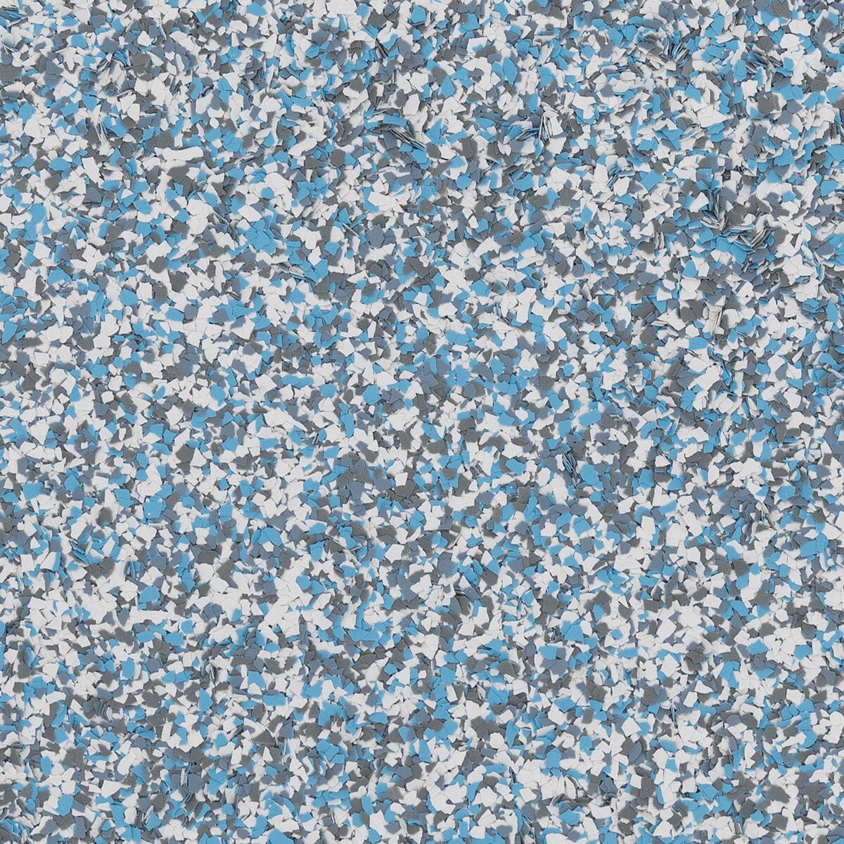 Traditional Ice Blue color flake, 1/16 inch
