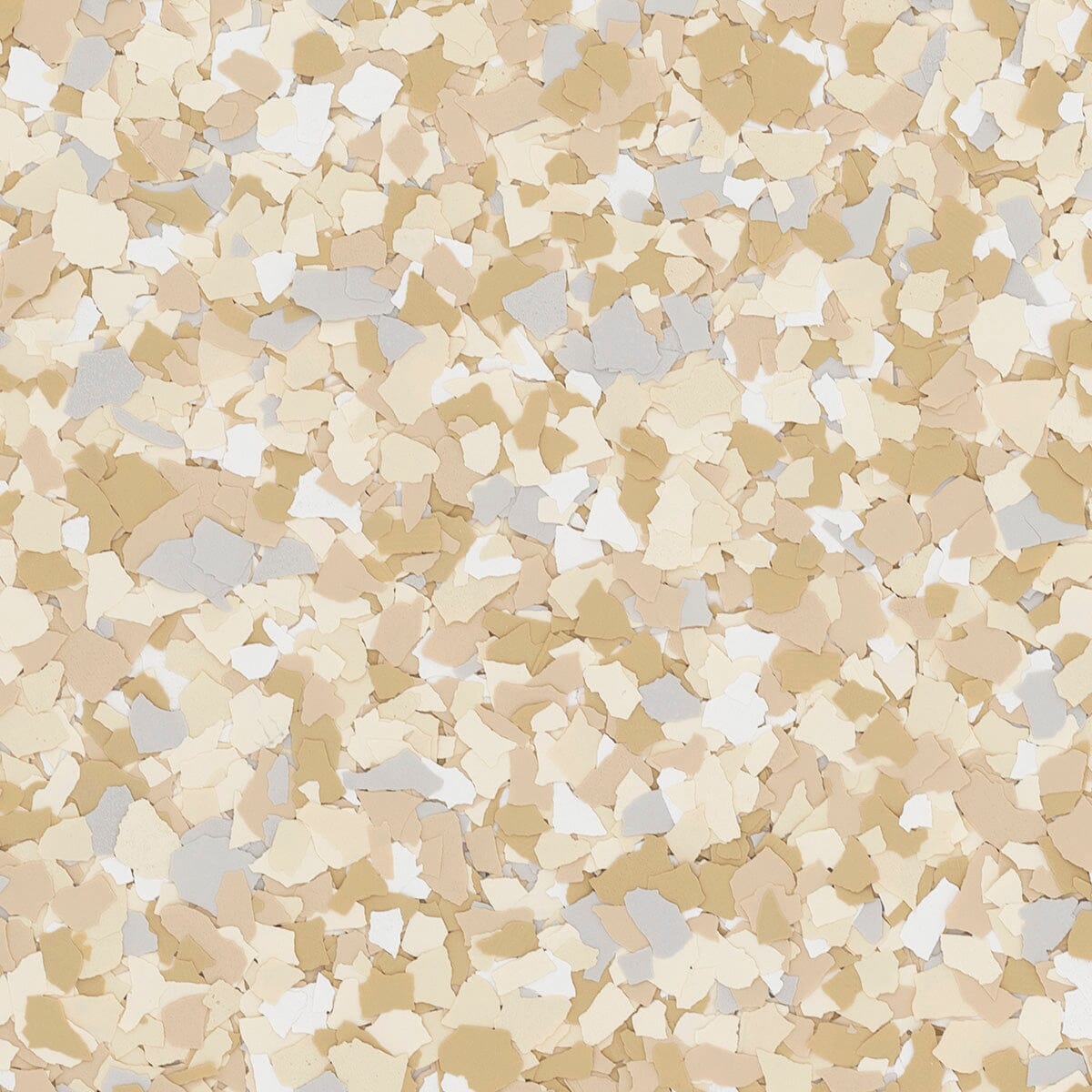 Commercial Morocco color flake, 1/4 inch