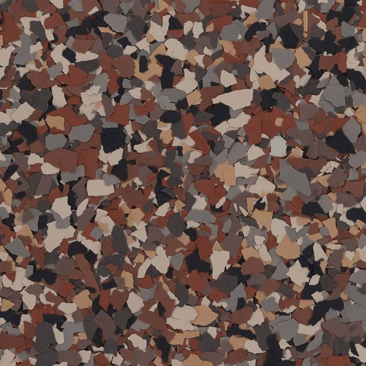 Brownstone Robin color flake, 1/4 inch