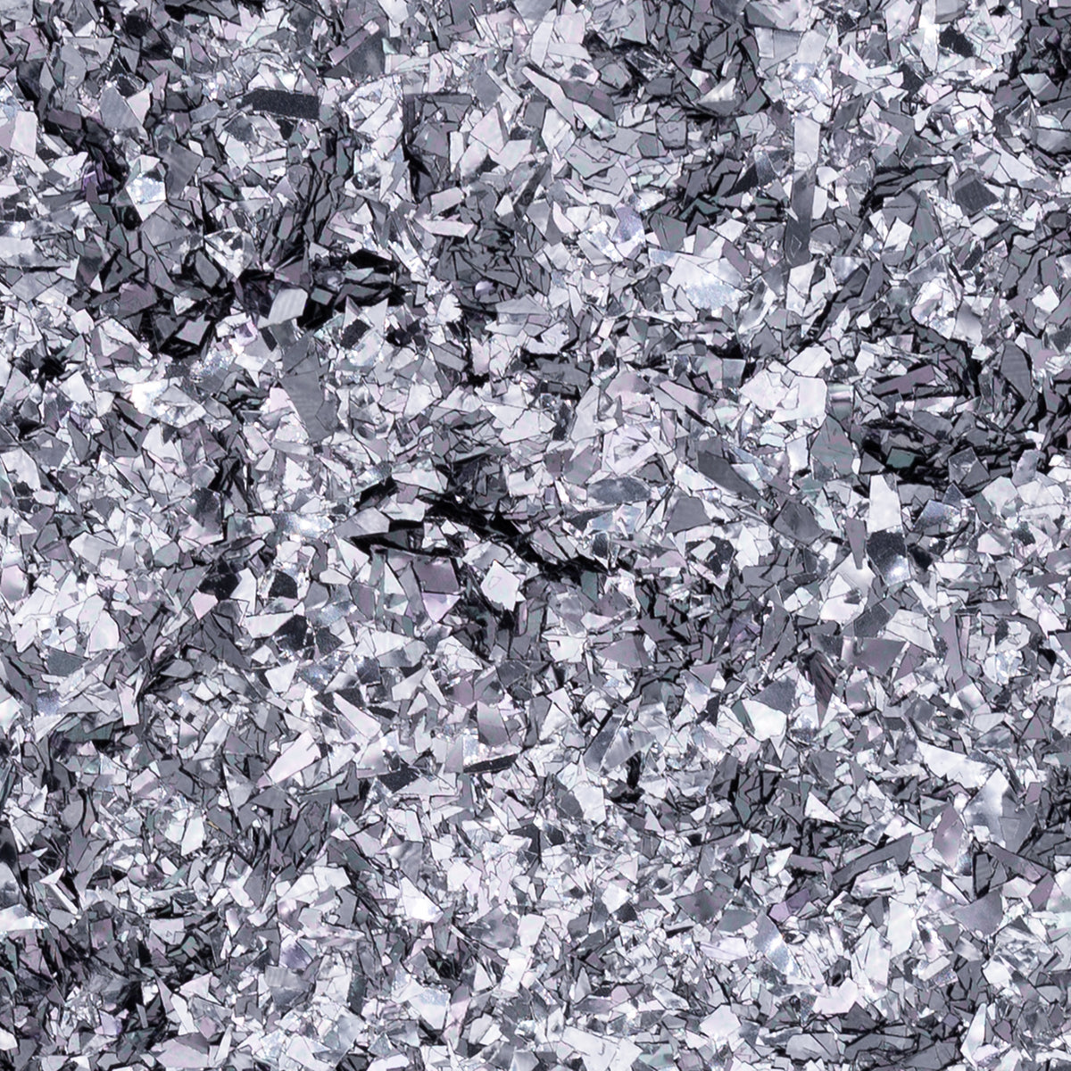 Crystal Glitter Gunmetal, 0.125 inch UV coated