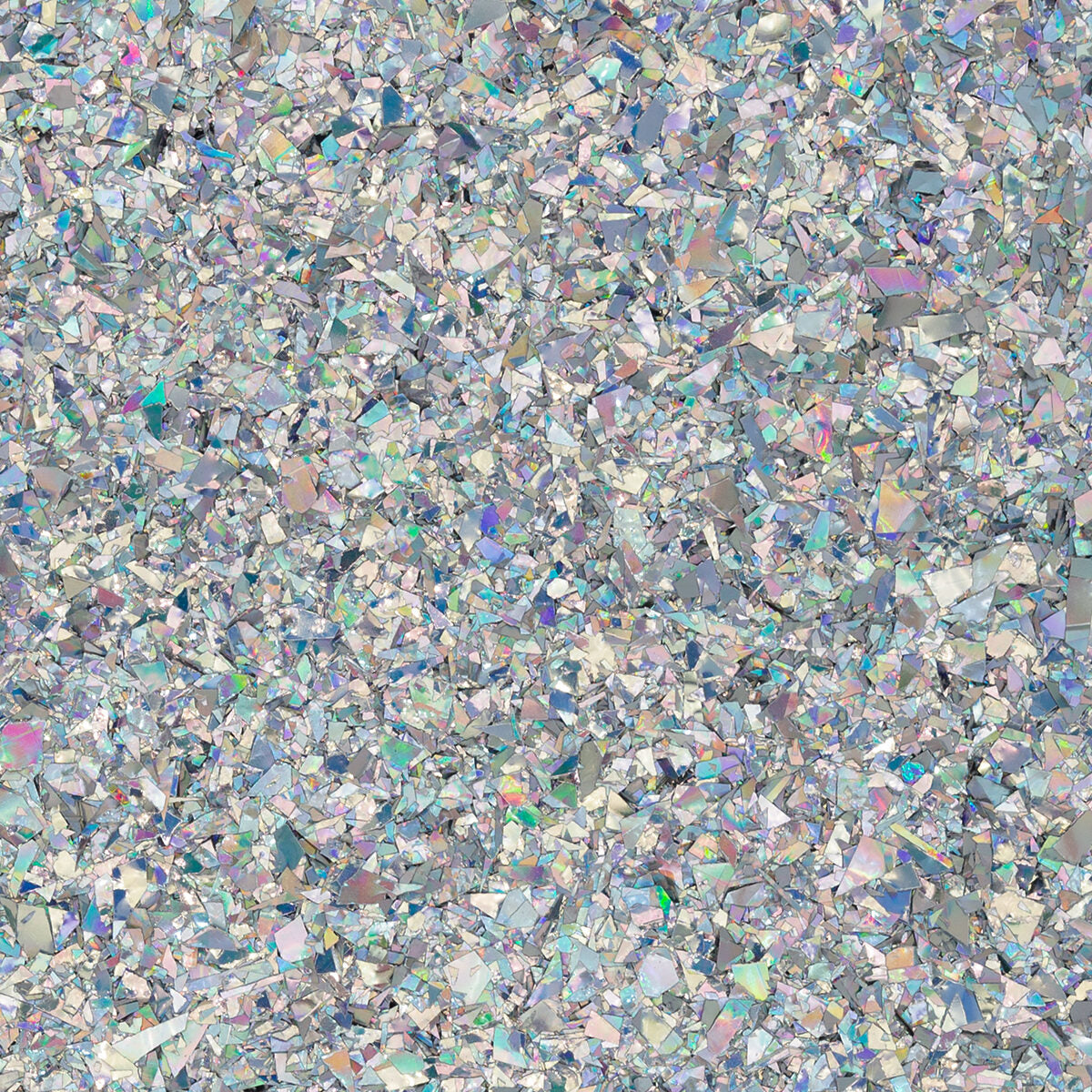 Crystal Glitter Flakes — 0.125" UV Coated Add-On