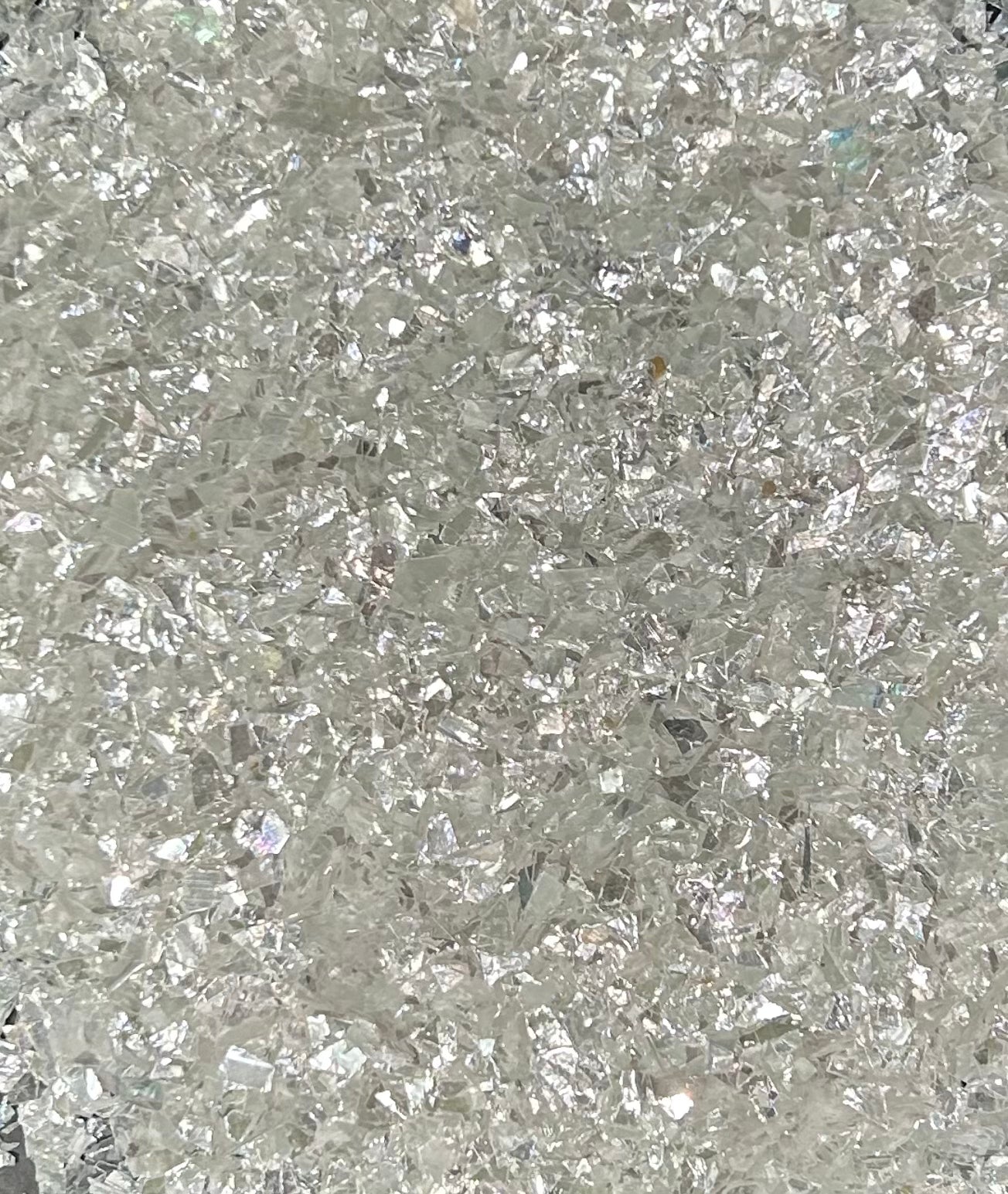Crystal Flake Glitter 0.125" Random Cut (Sold By the Pound)