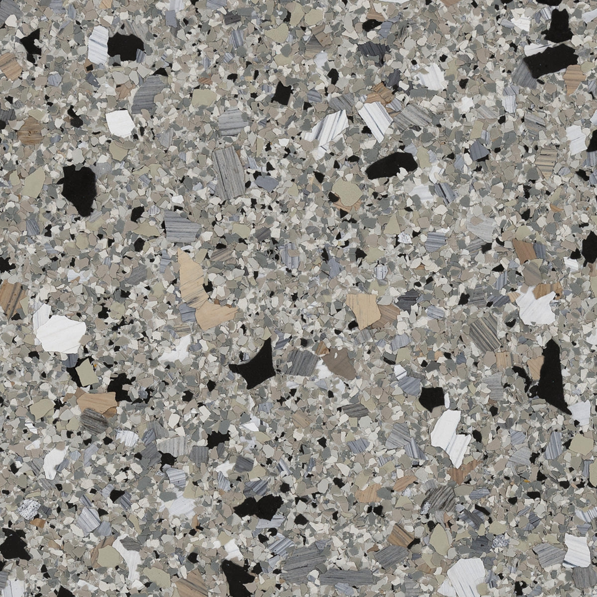 Hybrid Stone Flake - Coloredepoxies | Shale | FB-4106