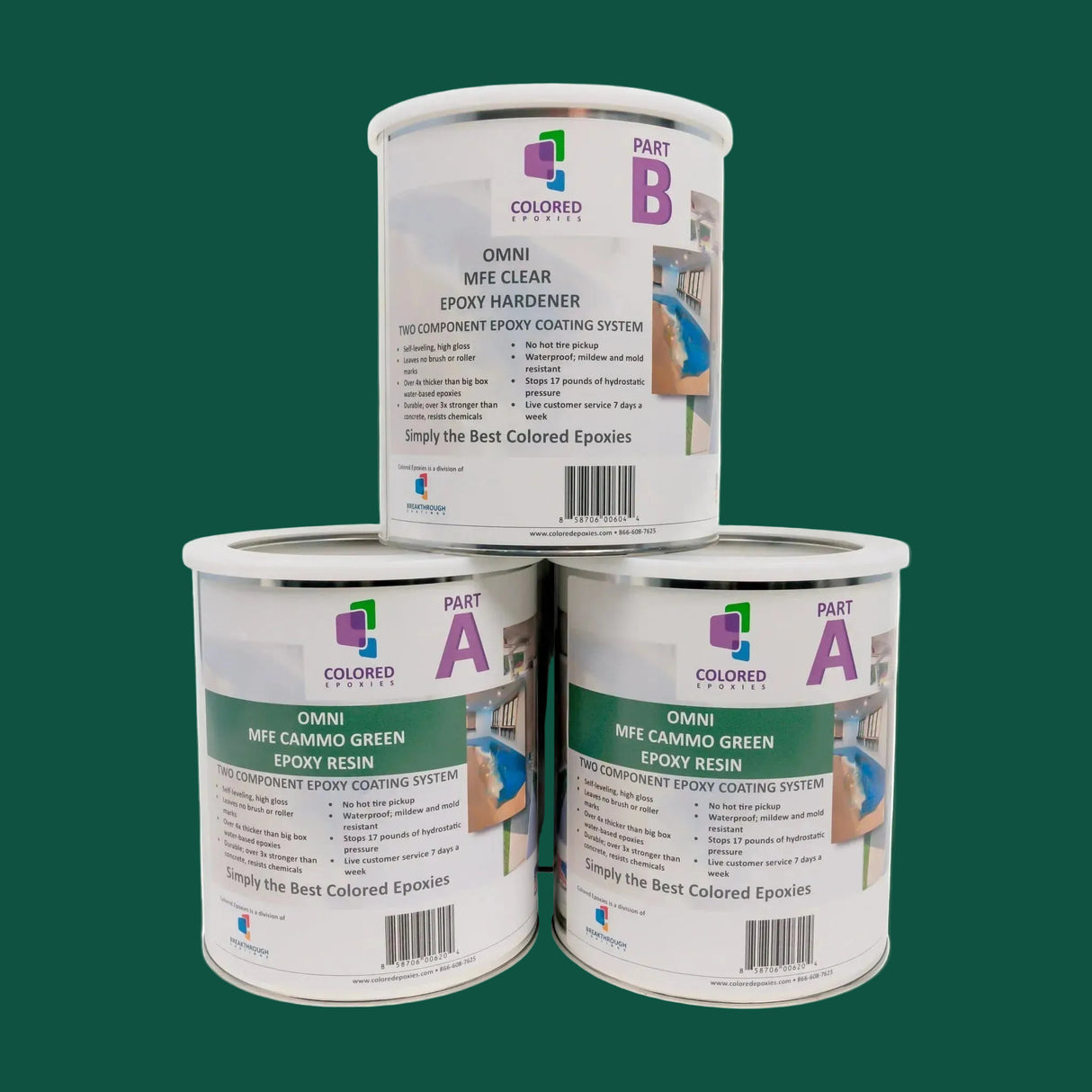 Colored Epoxy Resin Kits