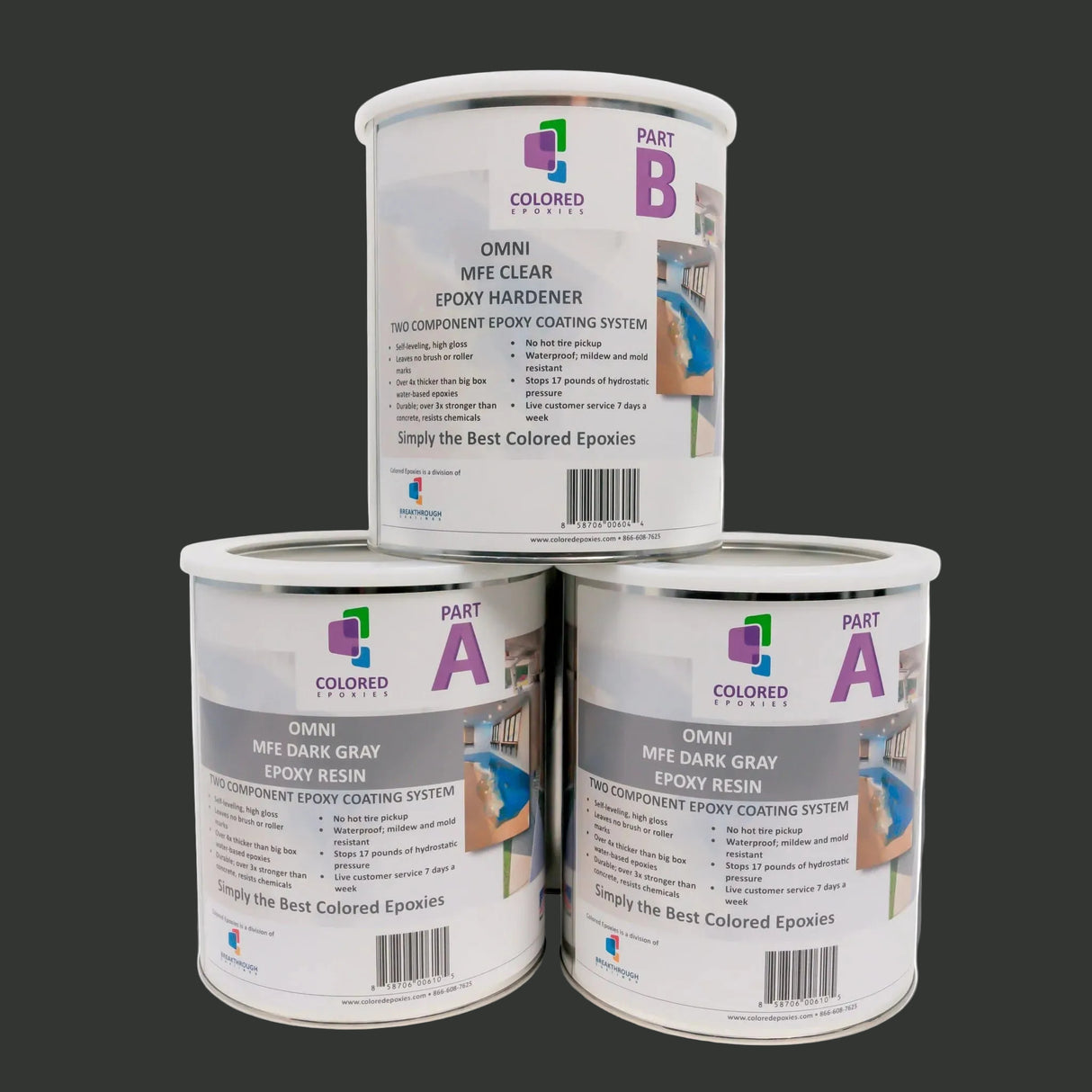 Colored Epoxy Resin Kits