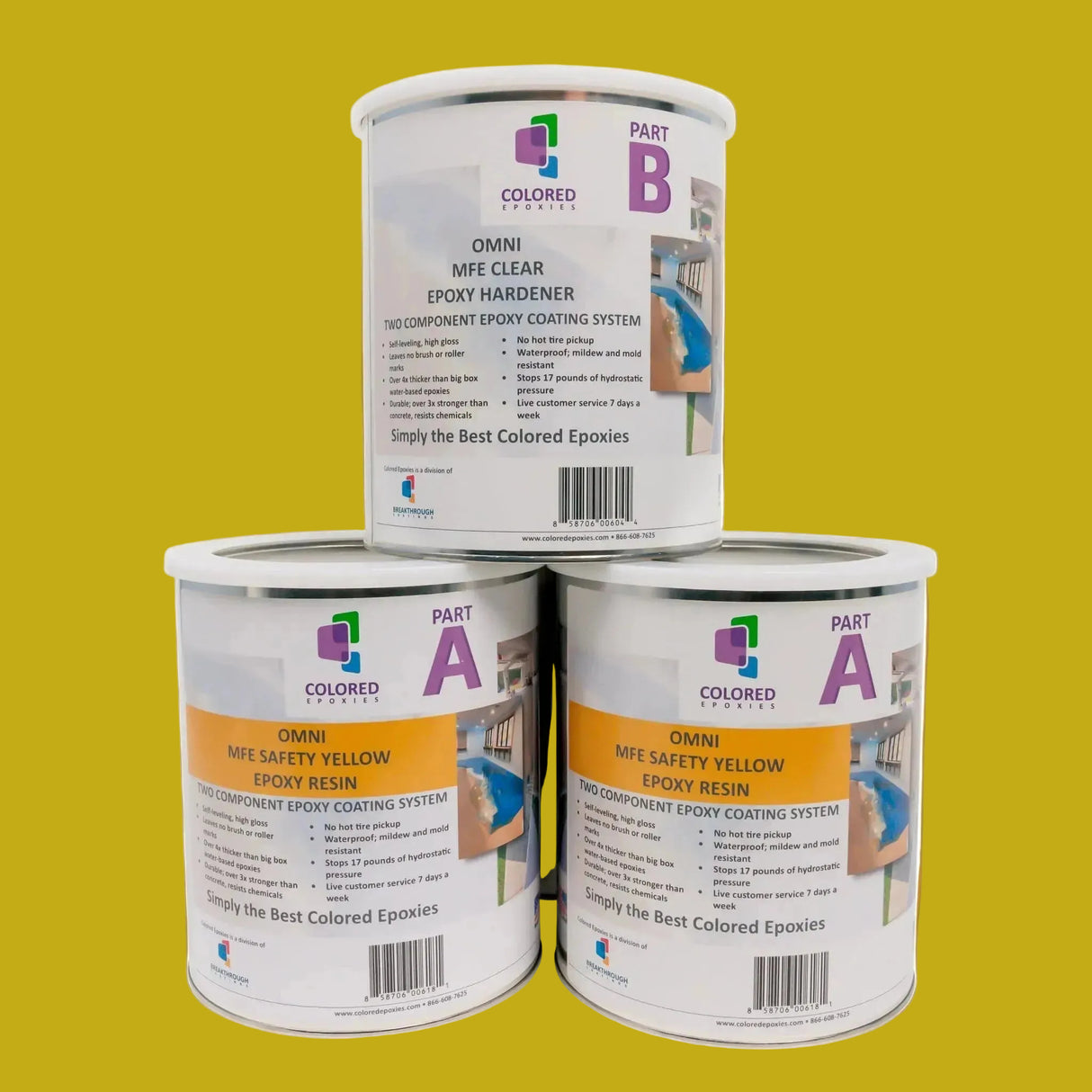 Colored Epoxy Resin Kits