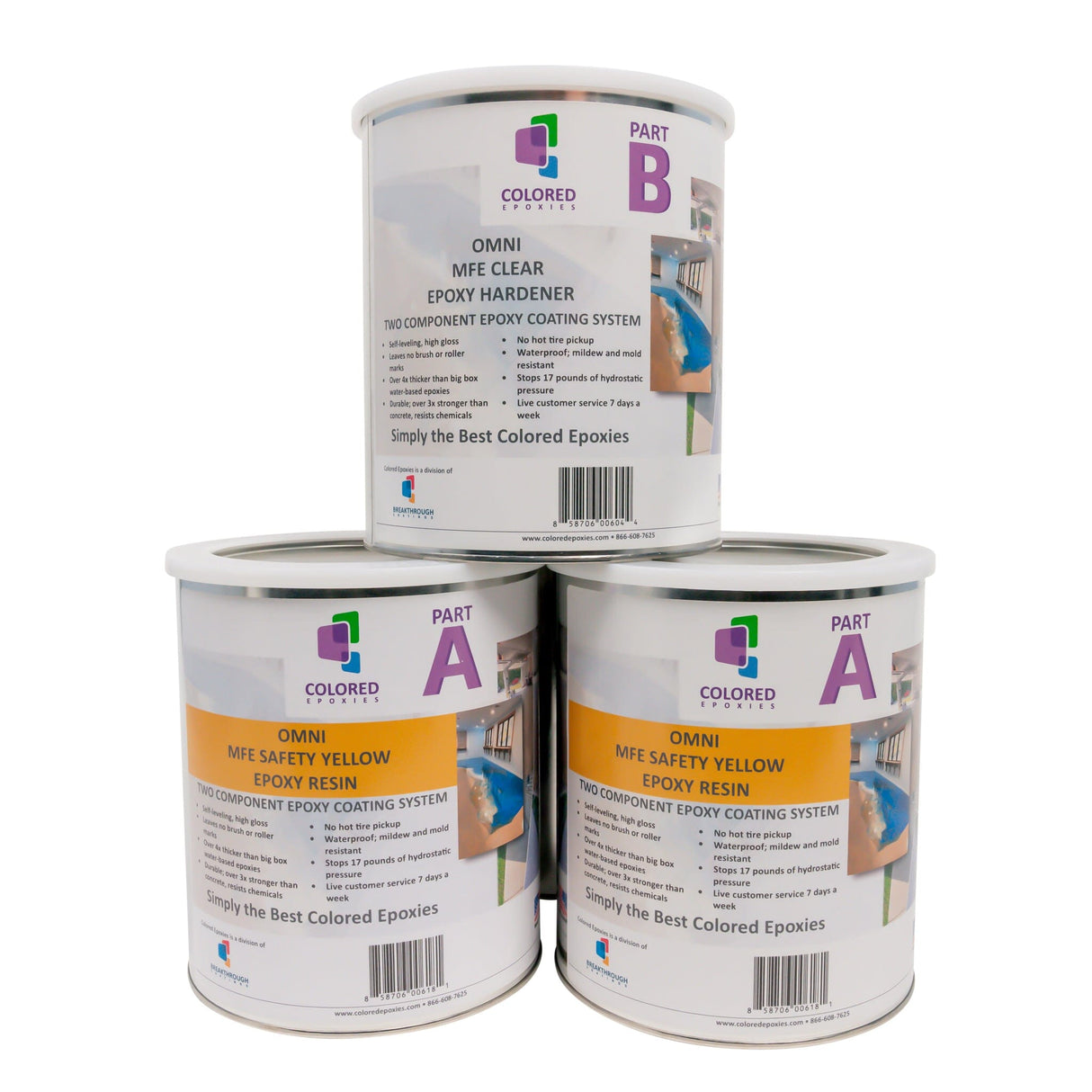 Colored Epoxy Resin Kits