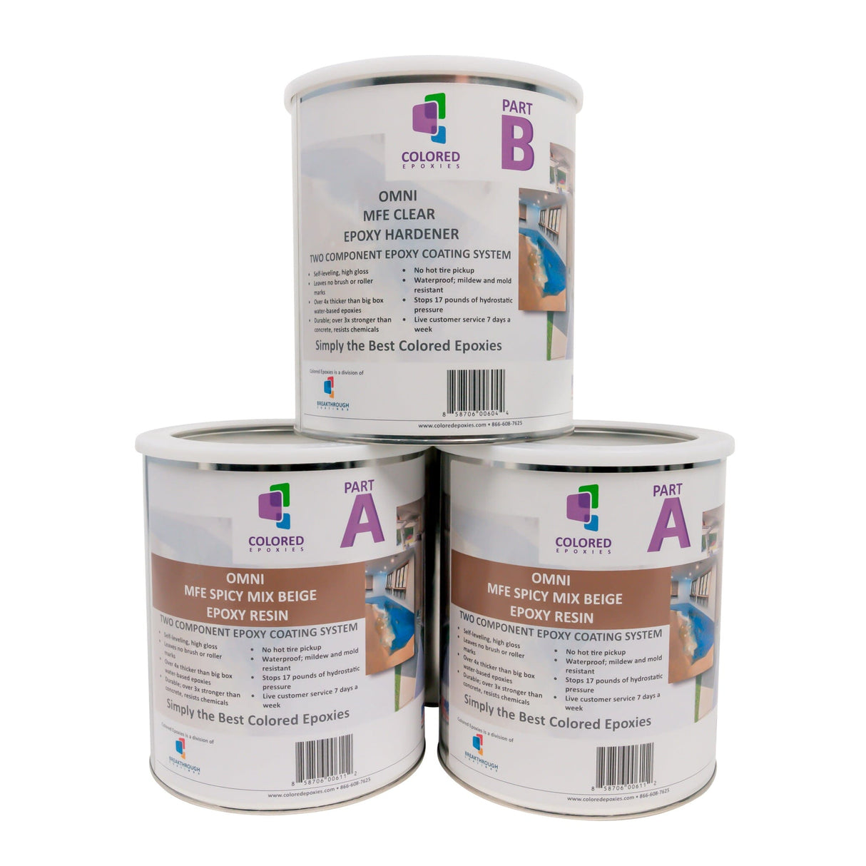 Colored Epoxy Resin Kits