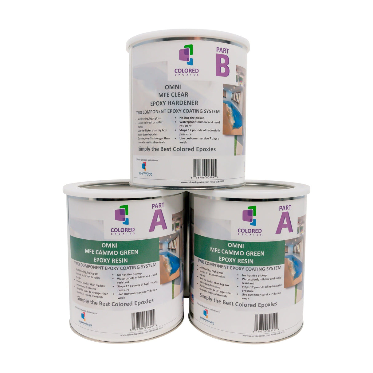 Colored Epoxy Resin Kits