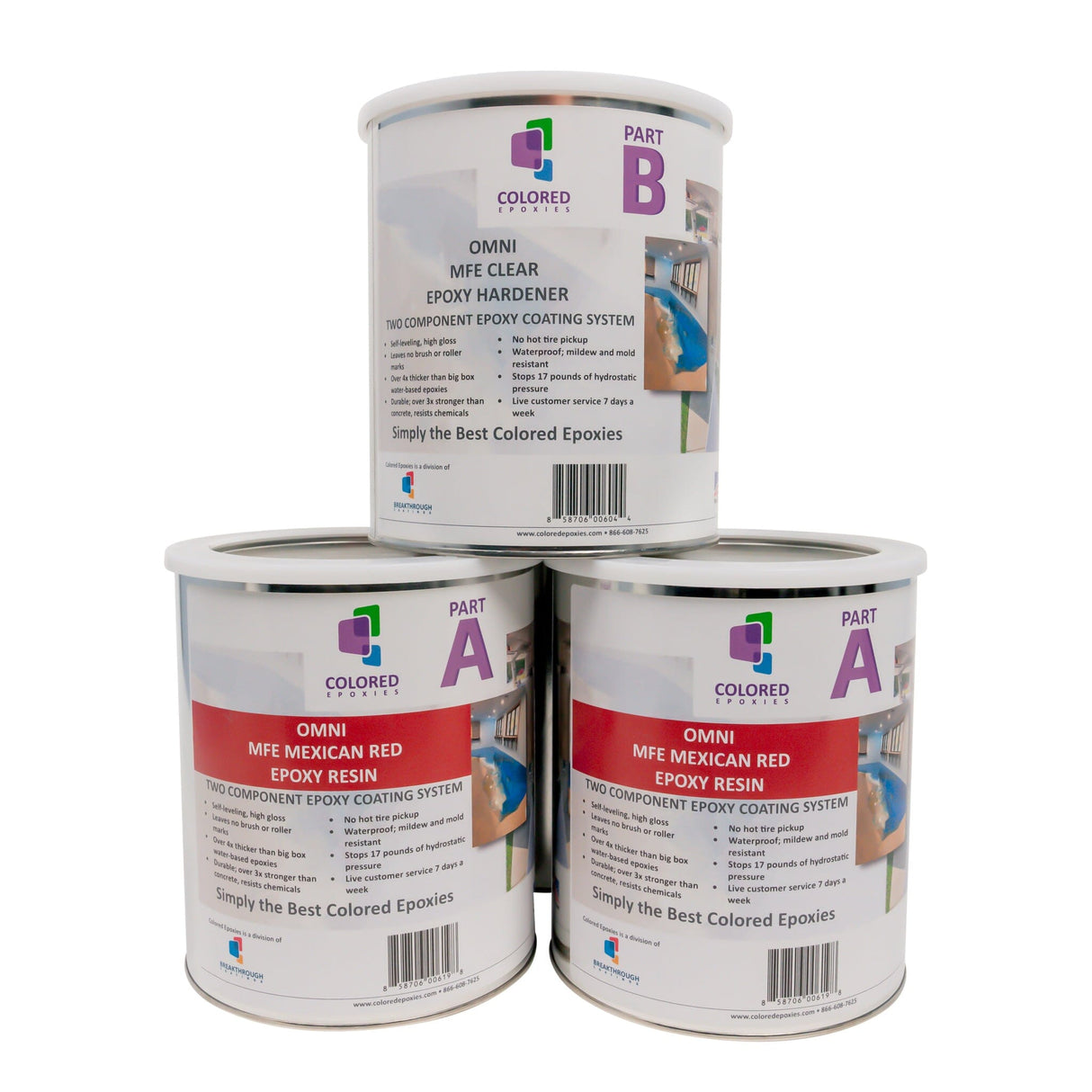 Colored Epoxy Resin Kits