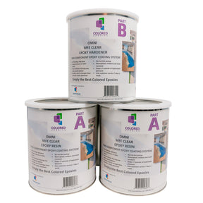Clear Epoxy Resin Kit, 3 gallon