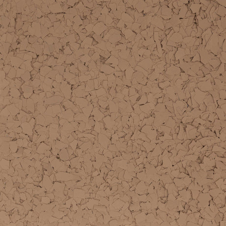 Solid Color Autumn Brown flake, 1/4 inch