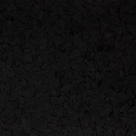 Solid Color Black flake, 1/4 inch