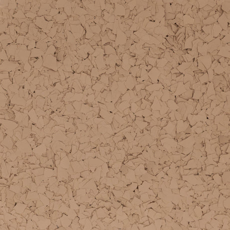 Solid Color Fawn flake, 1/4 inch