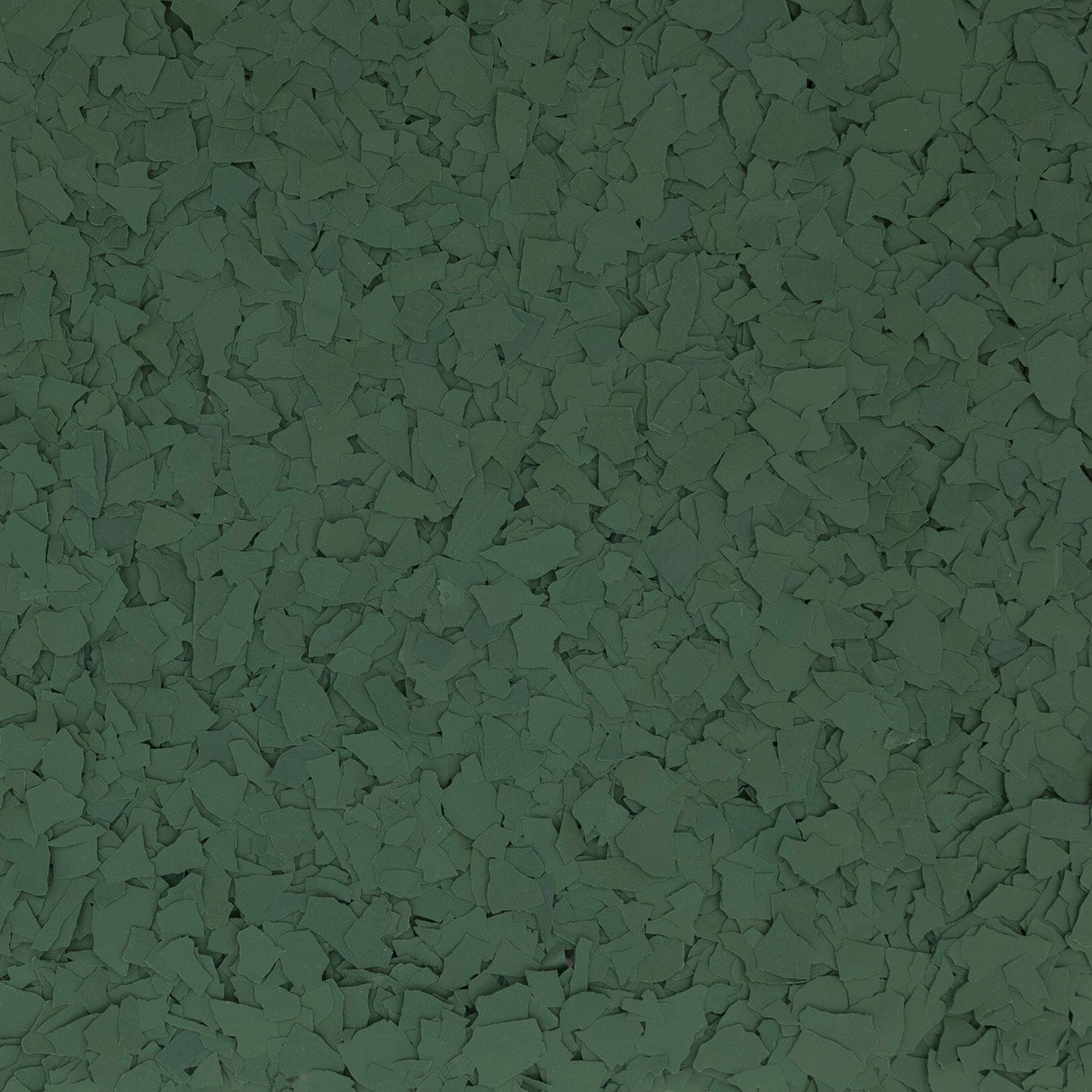 Solid Color Forest Green flake, 1/4 inch