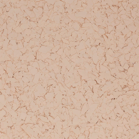 Solid Color Peach flake, 1/4 inch
