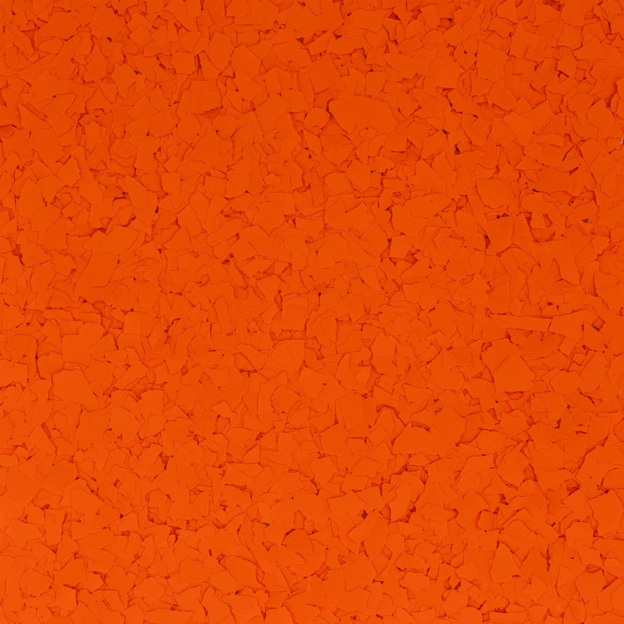 Solid Color Orange flake, 1/4 inch