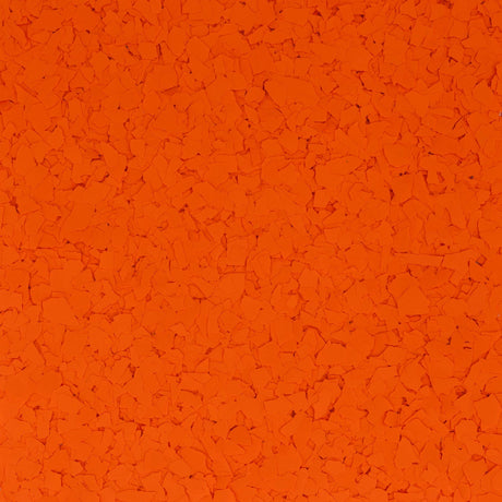 Solid Color Orange flake, 1/4 inch