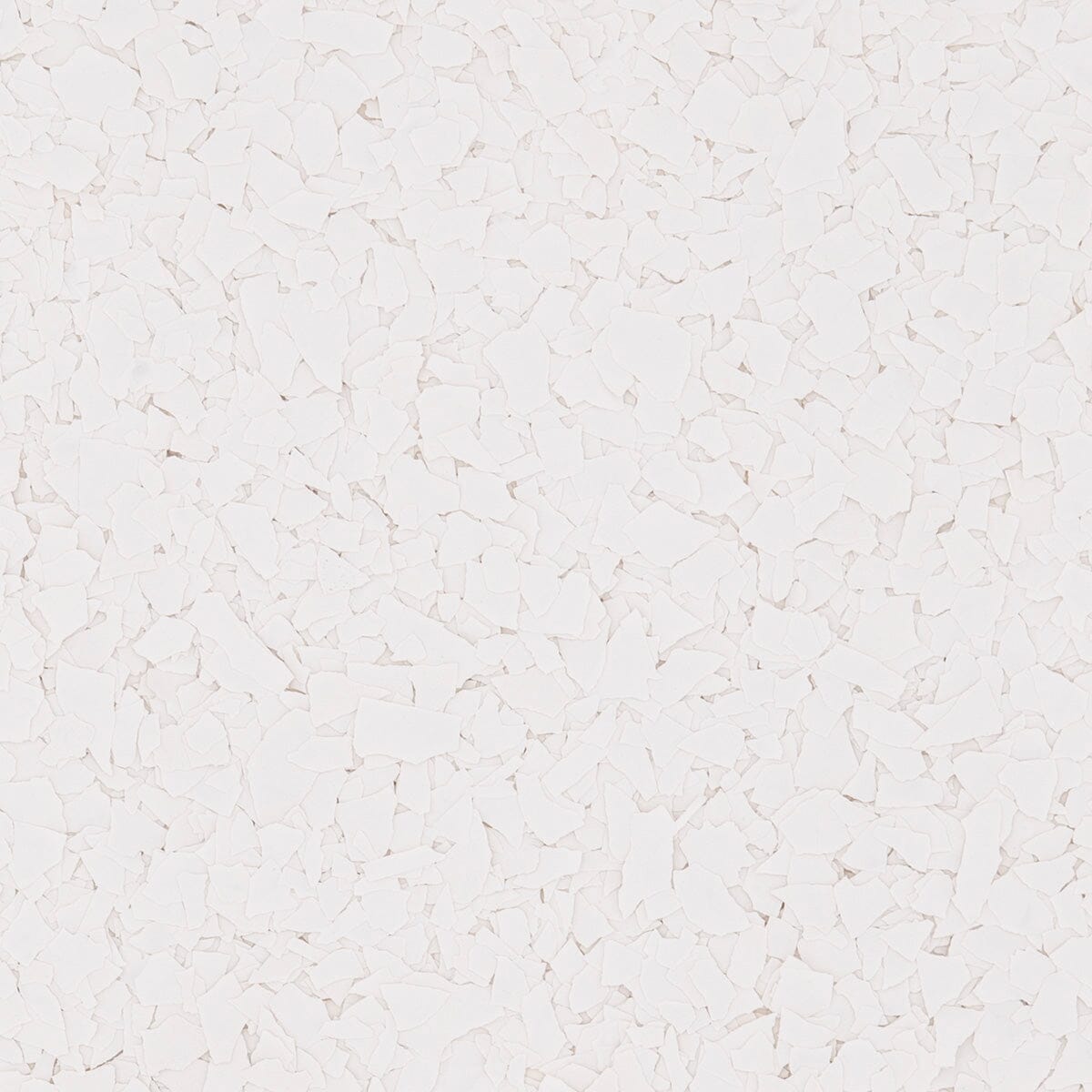 Solid Color Semi-Transparent White flake, 1/4 inch