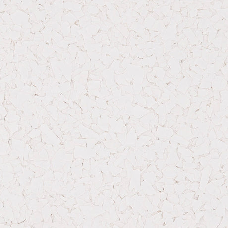 Solid Color Semi-Transparent White flake, 1/4 inch