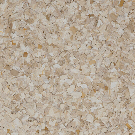 Varicolored Kona Beige flake, 1/4 inch