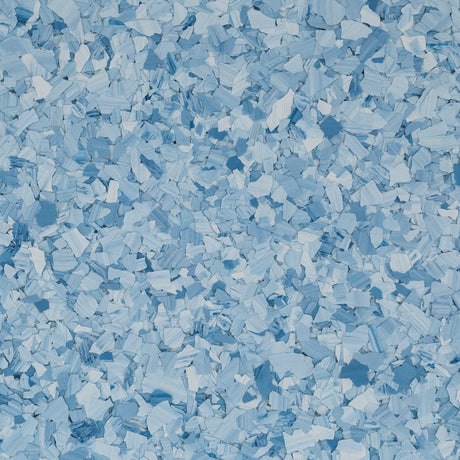 Varicolored Maui Blue flake, 1/4 inch