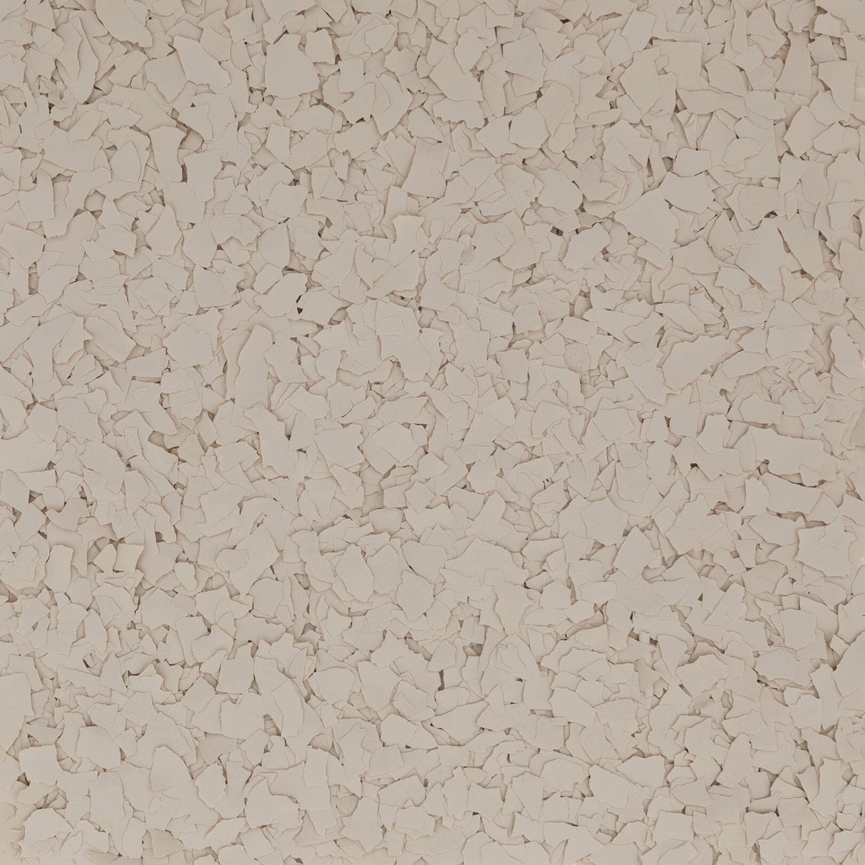 Solid Color Buff flake, 1/4 inch