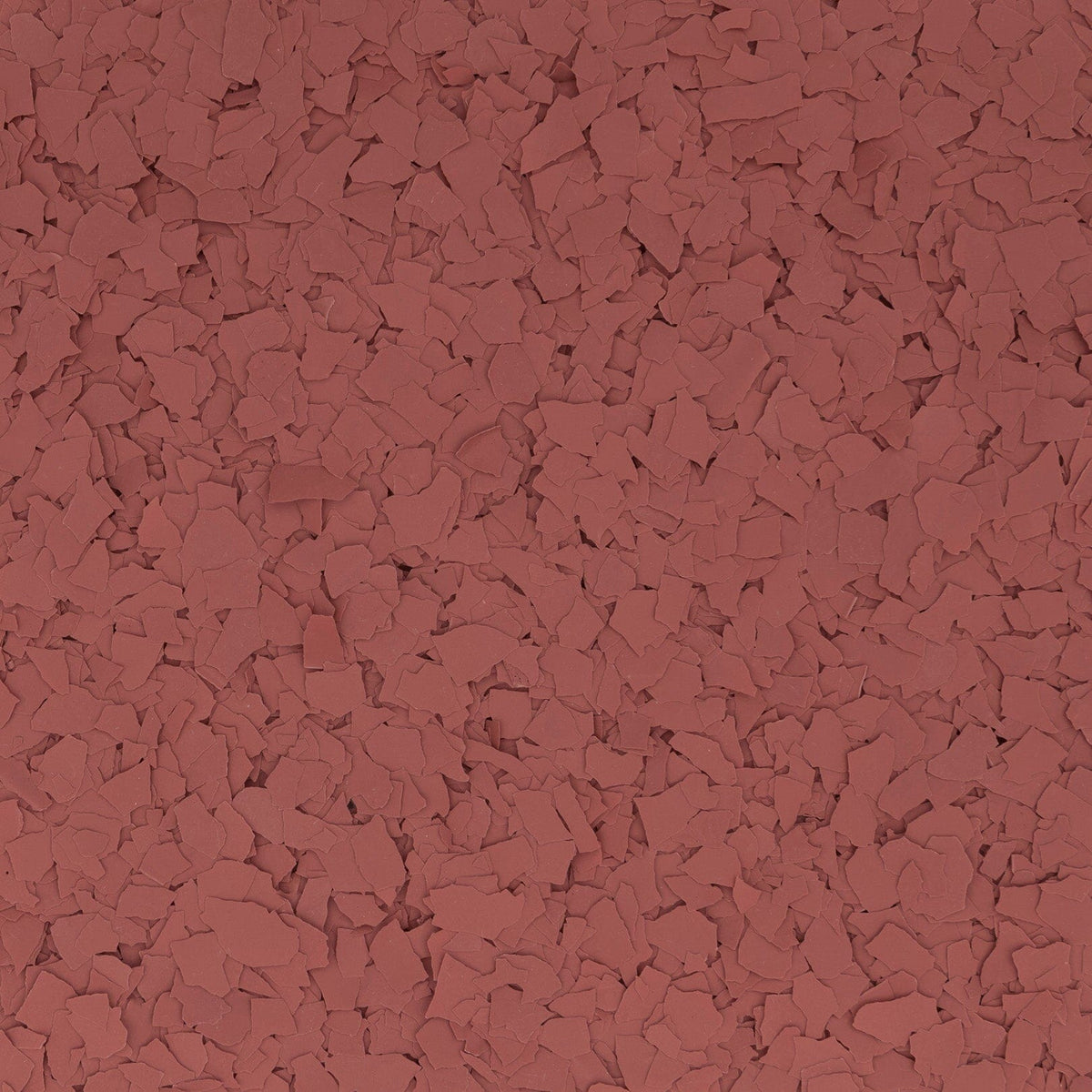 Solid Color Burnt Red flake, 1/4 inch
