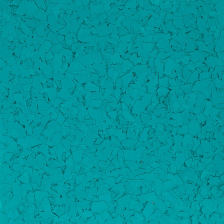 Solid Color Teal flake, 1/4 inch
