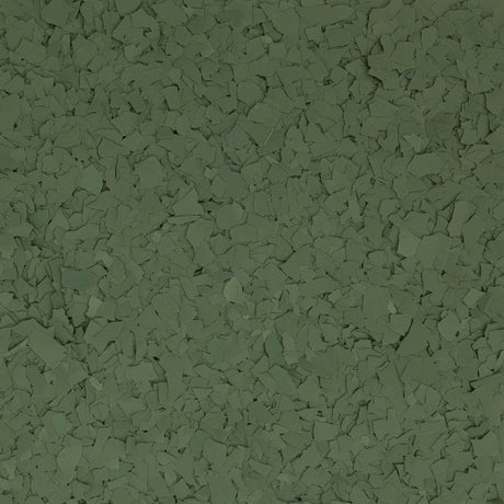 Solid Color Camo Green flake, 1/4 inch