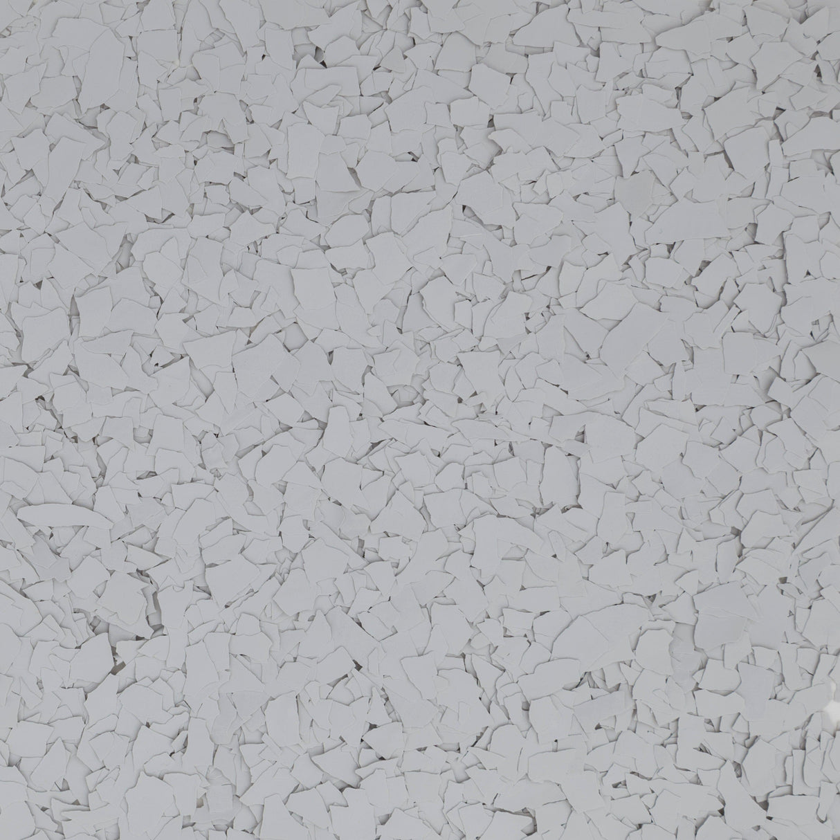 Solid Color Alpaca White flake, 1/4 inch