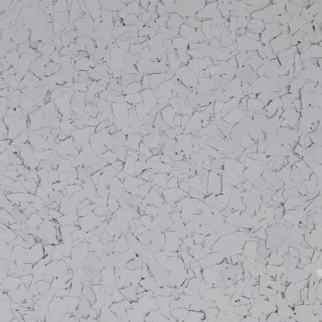 Solid Color Alpaca White flake, 1/4 inch