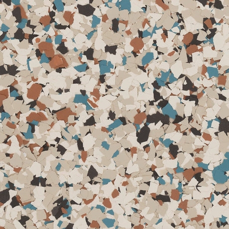 Brownstone Coldwater Canyon color flake, 1/4 inch