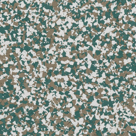 Surreal Mountain Green color flake, 1/8 inch