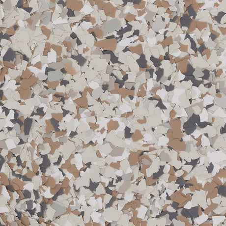 Eclectic Strudel color flake, 1/4 inch