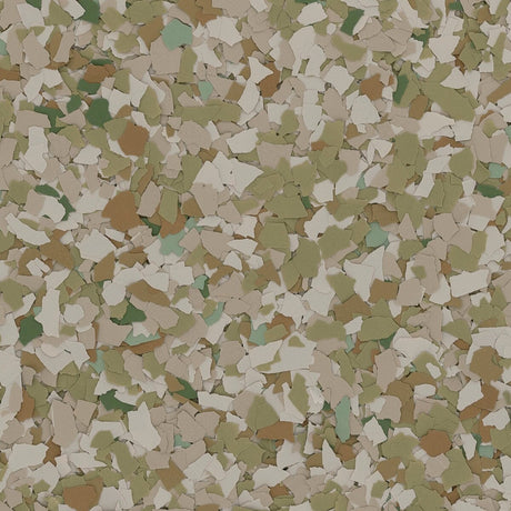 Eclectic Olivine color flake, 1/4 inch