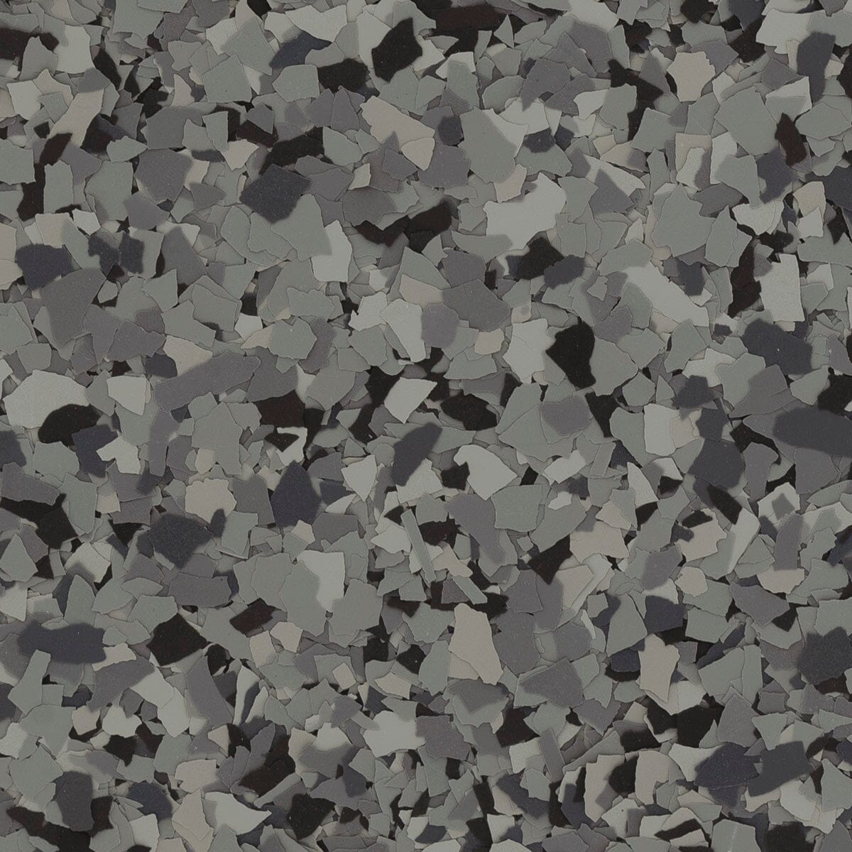 Nightfall 1/4 inch decorative vinyl flake