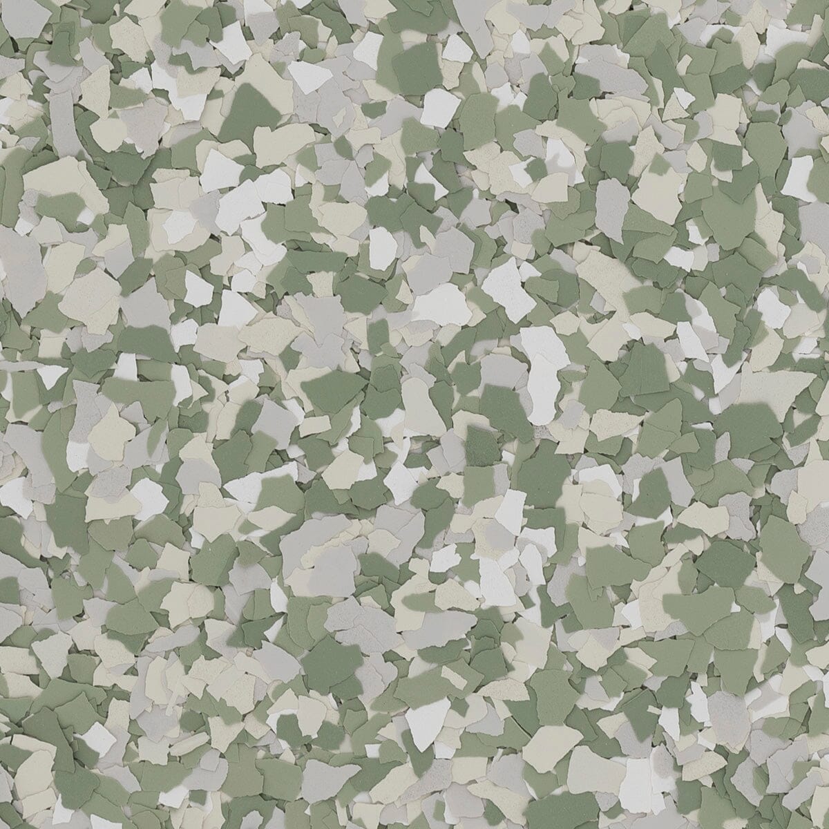 Commercial Clover color flake, 1/4 inch