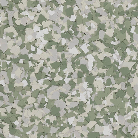 Commercial Clover color flake, 1/4 inch