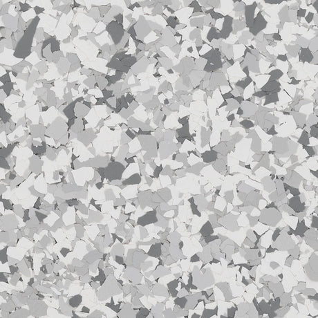 Greystone Silver Bells color flake, 1/4 inch