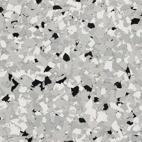 Greystone Feather Gray color flake, 1/4 inch