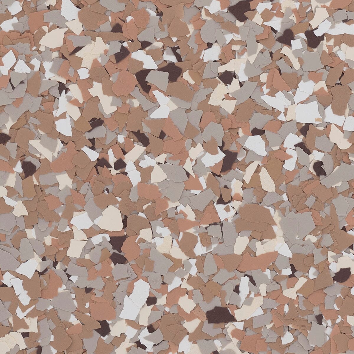 Brownstone Linden color flake, 1/4 inch