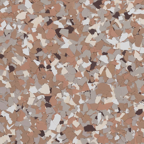 Brownstone Linden color flake, 1/4 inch